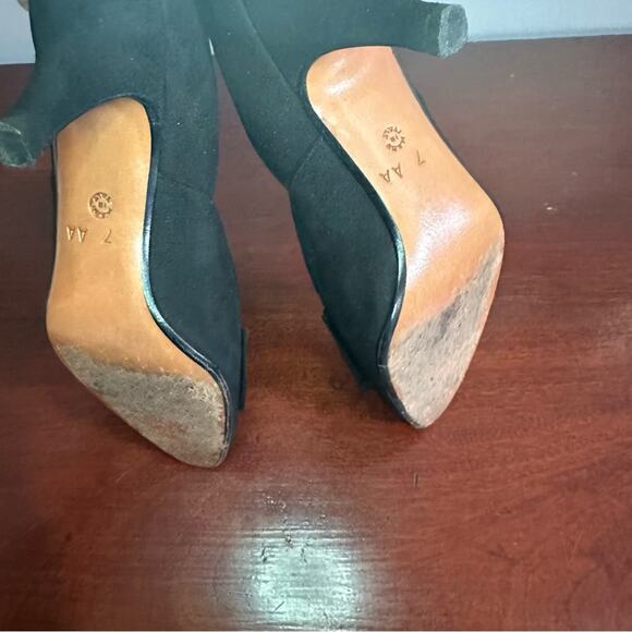 Bottega Veneta Black 7AA Suede Bow  3” Heels Pumps Shoe Classic Designer Italy - Picture 9 of 13